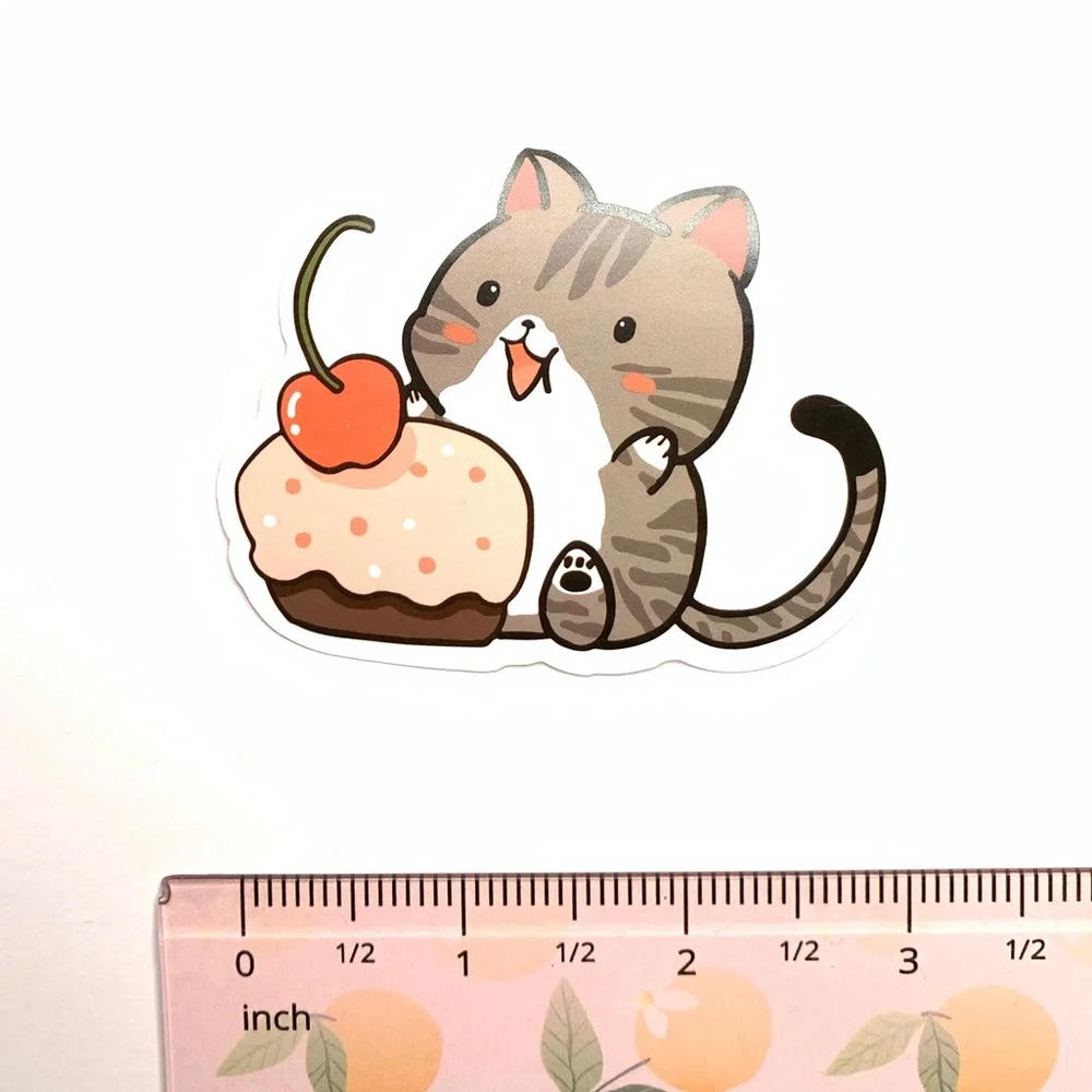 Cat Vinyl Sticker - Picture 2 of 2